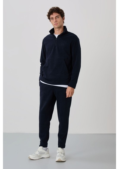 Tommy Life Carol Lacivert Polar Erkek Eşofman Takım - 85226 Lacivert