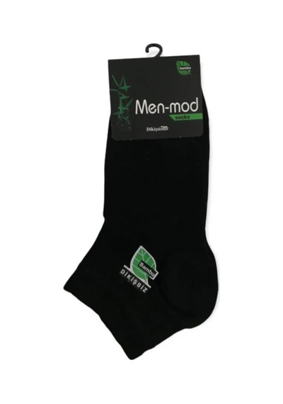 Menmod 12 Li Bambu Dikişsiz Kısa Patik Erkek Çorabı 001