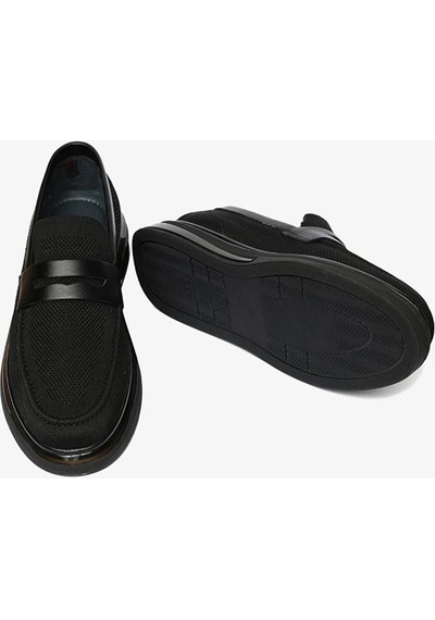 Greyder 62598 Erkek Triko Lastikli Urban Casual Ayakkabı Siyah