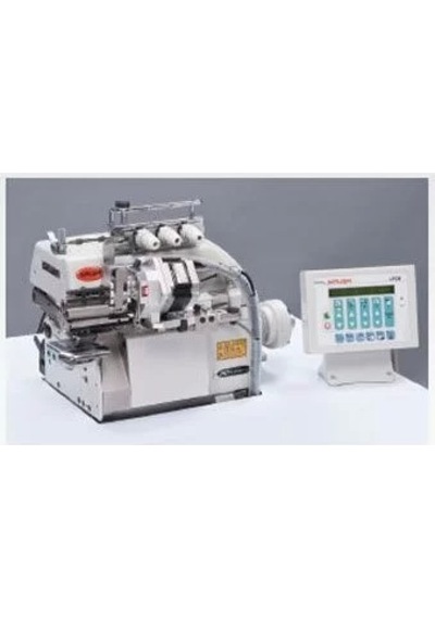 Siruba 747fs-514m2-24/lf-d6 Elektronik Programlı Otomatik Lastik Overlok Makinası