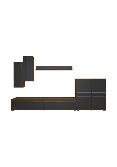 Decoraktiv Eko 6 Mdf Std Tv Ünitesi Tv Sehpası Ceviz - Antrasit