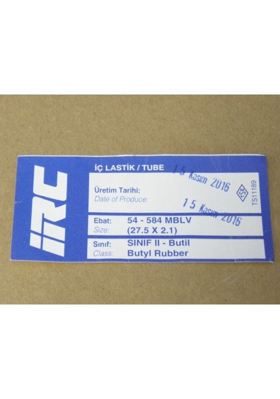 İç Lastik 27 5 X 2 1 54 584 Mb L/v 8624