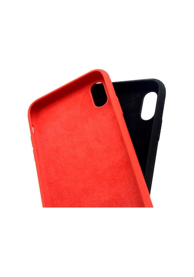 Apple Uyumlu iPhone XR 6.1 Kılıf Zore Silk Kadife Iç Yüzey Silikon Kılıf