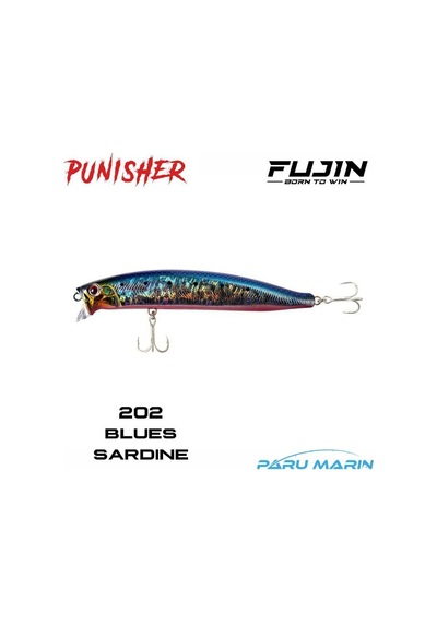 Fujin Punisher 105sw 10.5cm 16gr. Maket Balık 202 Blues Sardine