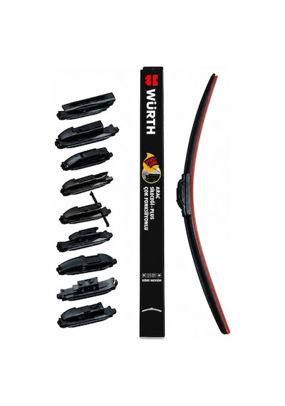 Würth Silecek Süpürgesi Plus 500 Mm 50 Cm 9 Aparatlı