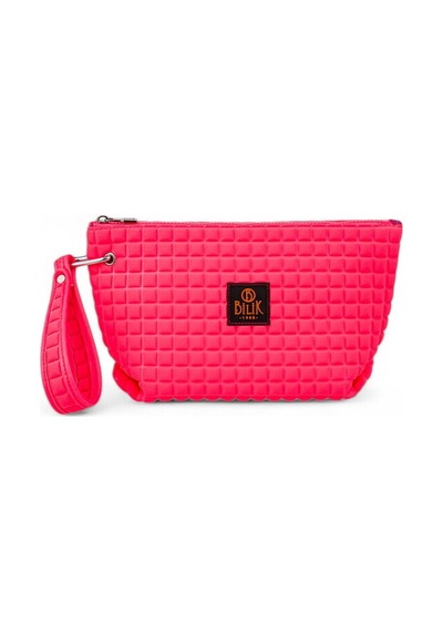 Bilik Deri Scuba Pembe Kadın Portföy & Clutch Çanta Yeliz Pembe