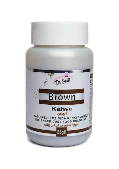 Yağ Bazlı Toz Boya Dr.gusto 25 Gr Kahve