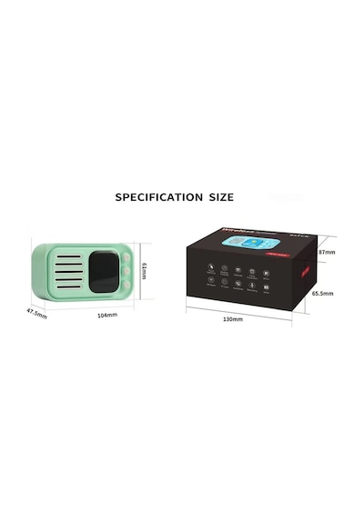 Ws-501 Akıllı Hoparlör Dokunmatik Ekran App Destekli Şarjlı Kablosuz Bluetooth Bt Tf Fm Hoparlör