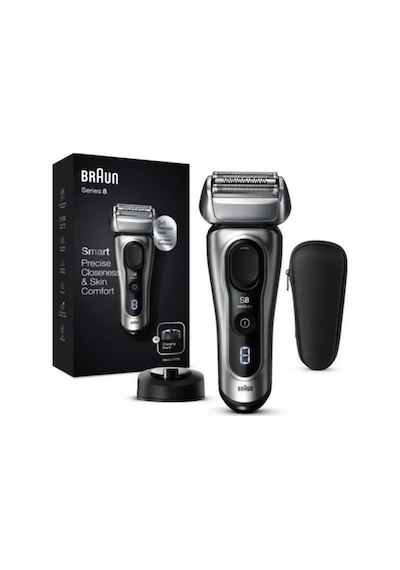 Braun Series 8 8417 Islak & Kuru Şarjlı Tıraş Makinesi + Şarj Standı + Seyahat Çantası