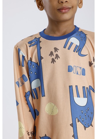 Erkek Pijama Takımı Hardal