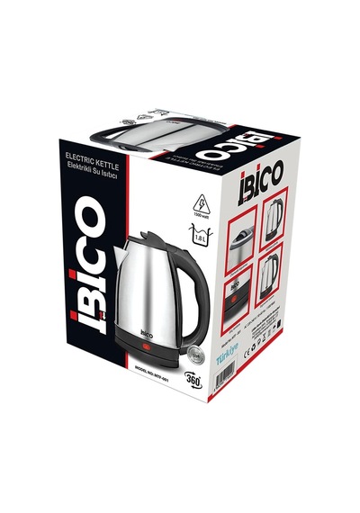 Çelik Kettle Su Isıtıcısı 1.8lt - 1500w Bx40