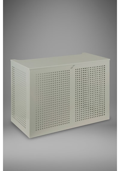 Klima Motoru/dış Ünite Gizleme/koruma Kafesi Xl 120x62x150 H Square Açık Gri