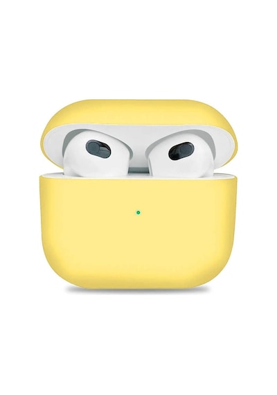 Koodmax - Apple Uyumlu AirPods 3. Nesil Koruyucu Silikon Kılıf - 3. Nesil Bluetooth Kulaklık Koruma Kılıfı 001