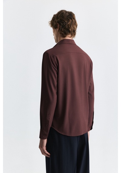 Antioch Comfort Slim Fit Gömlek Bordo