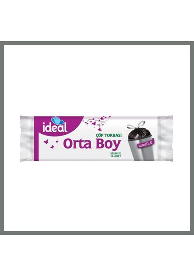 Bezos İdeal Büzgülü Çöp Torbası O.boy B.sabun 10 Lu Mmbz