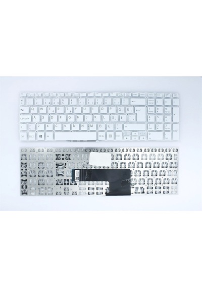 Sony Uyumlu Vaio Svf152A29W, Svf154B1Ew, Svf15416Stw Klavye Beyaz 127140091845 Sony Uyumlu Vaio Svf152A29W, Svf154B1Ew, Svf15416Stw Klavye Beyaz 127140091845