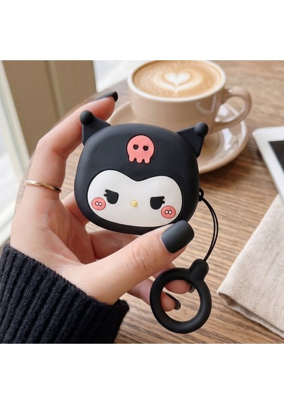 Caseonn Samsung Galaxy Buds 4 Kılıf Karakter Figürlü Kuromy Siyah