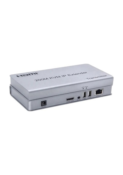 Hdtv-extentıon 200 Metre 1080p Cat6 Kvm Extender Hdmı-usb-ır-audıo