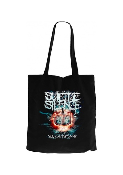 Suicide Silence You Can't Stop Me Siyah Kanvas Bez Çanta Siyah