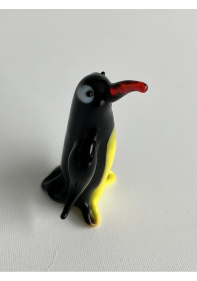 El Yapımı Murano Cam Penguen Biblo A10