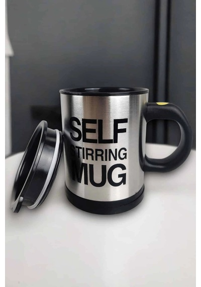 Nm-store Yazılı Mug Kupa Karıştırıcı Özelliği Ve Paslanmaz Çelik Çok Renkli
