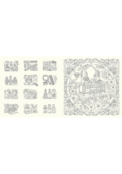 Rooms Of Wonder: Step Inside This Magical Colouring Book