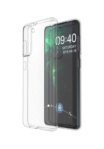 Galaxy S21 Fe Kılıf Zore Şeffaf Ince Ve Esnek Süper Silikon Kılıf Renksiz