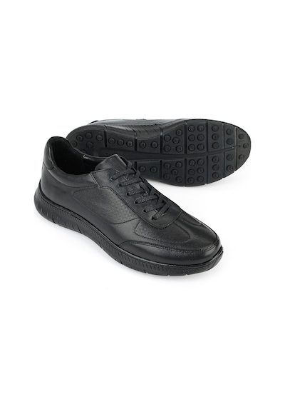 Ziya, Erkek Hakiki Deri Sneaker 153423z92 Siyah 153423z92 000 Siyah