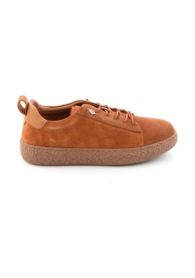 Bambi Taba Süet Hakiki Deri Kadın Sneaker K01822268402