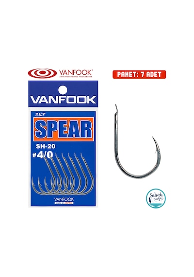 Vanfook Spear Hook Sh-20 Asist Iğne  4/0 (7Ad)