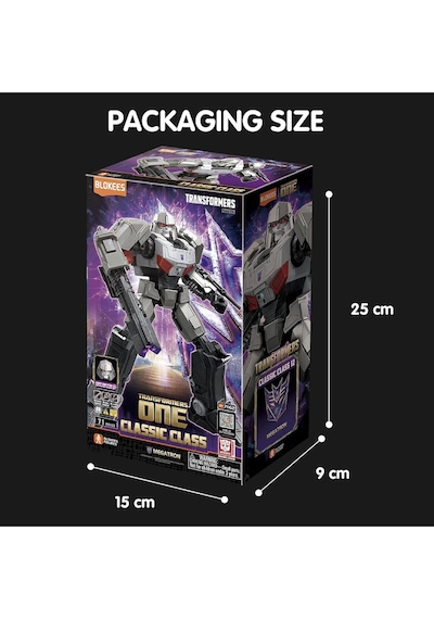 Blokees Transformers Classic Class 12 Megatron Işıklı Hareketli Lisanslı Model Kit
