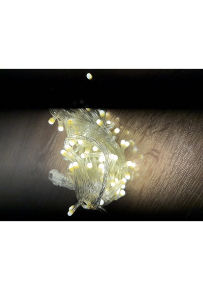 10m 100 Led Damla Uçlu Gün Işığı Şeffaf Kablo Mz-17-4 Çok Renkli