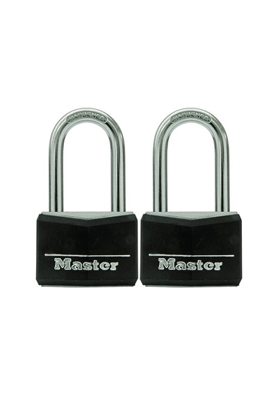 Master Lock 141tlf Kaplamalı Alüminyum Asma Kilit Anahtarlı, 2'li Paket Anahtarlı