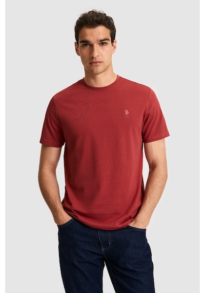U.S. Polo Assn. U.s. Polo Assn. Erkek Vişne Tişört Basic 50326953-vr223 U.S. Polo Assn. U.s. Polo Assn. Erkek Vişne Tişört Basic 50326953-vr223