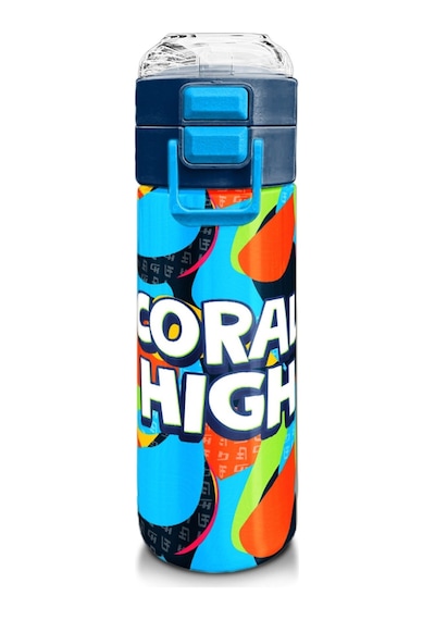 Coral High Çelik Matara Termos/suluk 31993 - 500ml, Erkek Çocuk - Grafiti Desenli Çok Renkli