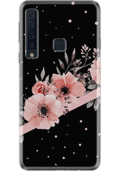 Samsung Uyumlu Galaxy A9 2018 Kilif Desenli Siyah Serit Mermer 1298 527818200