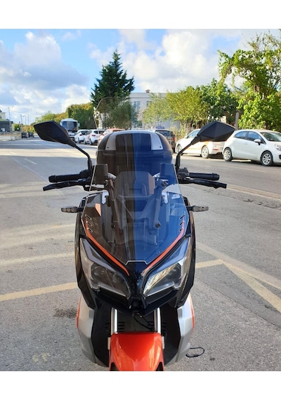 Motocam Qj Atr 125 Ön Cam 2023-2026 Model 75cm Şeffaf Renkli 4mm Uzun