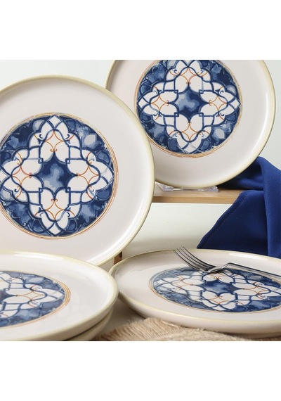 Wave Flow Nordic Pasta Tabağı 22 Cm 6 Adet 22748 Çok Renkli
