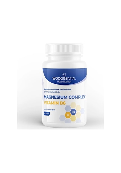 Wooggs Vıtal Magnezyum Kompleks Ve Vitamin B6 İteg 60 Tablet