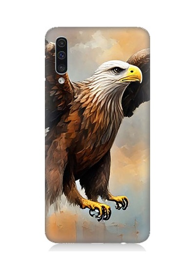 Samsung Galaxy A50 Uyumlu Kartal Uçuşu Desenli Silikon Kılıf