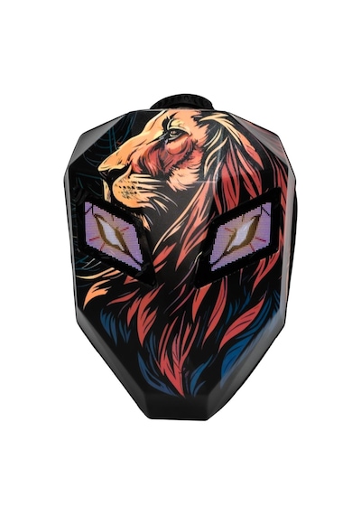 Missidea Lion King Led Ekranlı Büyük Boy Motorcu Sırt Çantası Siyah