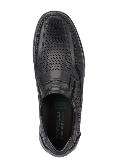 Forelli 32618-H Anatomik Erkek Ayakkabı Siyah Taba