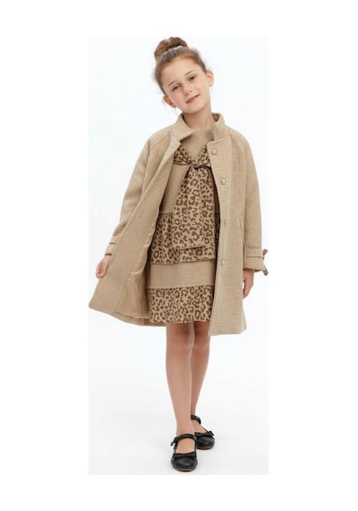 Xo Kids Kız Çocuk Alt Üst Takım 2-5 Yaş 16552 Bej