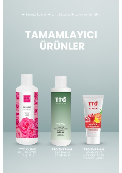 Tto Thermal Kenevir Bitkisi Yağı Vücut Losyonu 200 ML