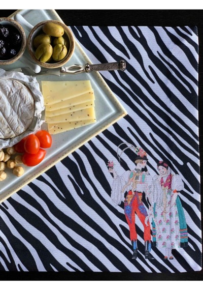 Best Couple Kumaş Amerikan Servis 4'lü Set - 35x50cm Keten Kumaş Ulusl.yıkama Ve Solmama Sertifikası Çok Renkli