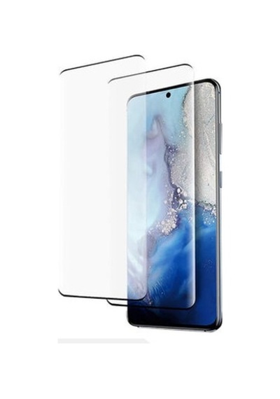 Samsung Galaxy S21 Plus İle Uyumlu Şeffaf Esnek Kavisli Ekranı Tam Kaplayan Pet Ekran Koruyucu