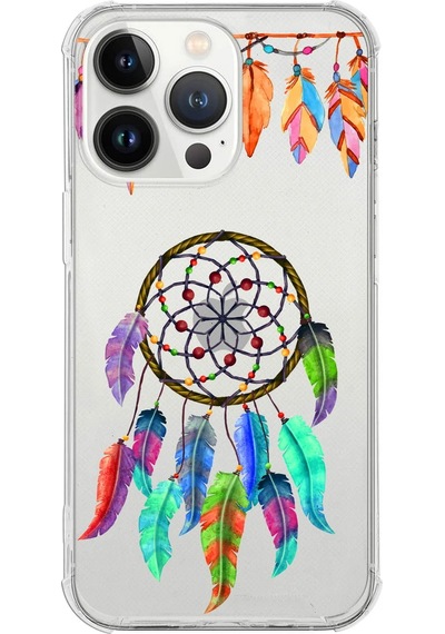 Printify Apple Uyumlu iPhone 13 Pro Max Devil Eye 6 Baskılı Şeffaf Köşe Korumalı Antişok Kılıf 0166f