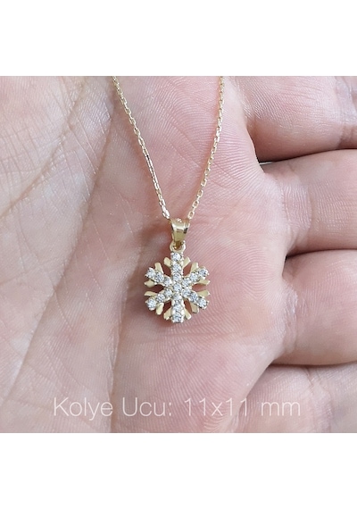 Kar Tanesi Altın Kolye Ucu As1435Gkl Altınsepeti