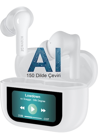 Zcwatch E0325 Pro AI Bluetooth 5.4 Dokunmatik Ekranlı Kulak İçi Kulaklık