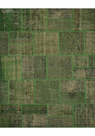 Patchwork El Dokuma Anadolu Halısı – Spring (425347450) Gri